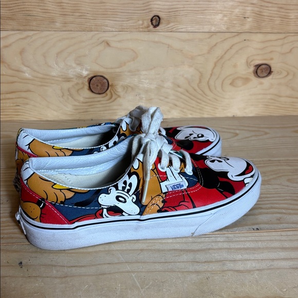 Vans Era Mickey‎ birthday Disney Red and Yellow Cartoon Sneakers - Picture 6 of 10